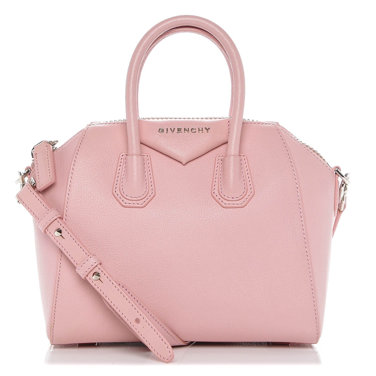 Givenchy Sugar Goatskin Mini Antigona Pale Pink 1 of 7