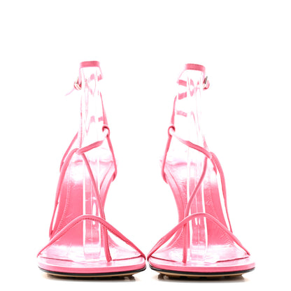 Bottega Veneta Crush Calfskin The Line 90mm Sandals 36.5 Milkshake 2 of 13