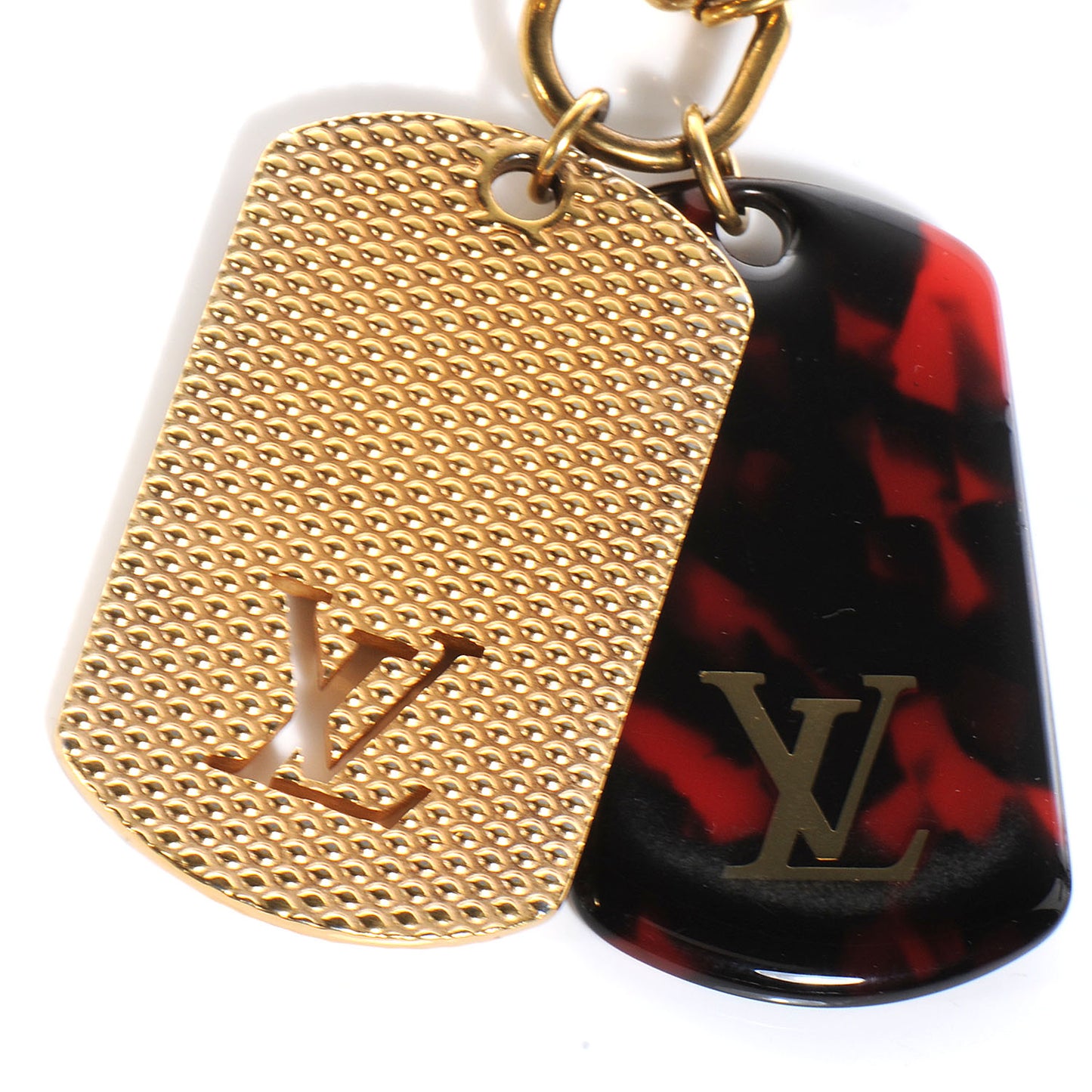 Monogramouflage Bag Charm Red