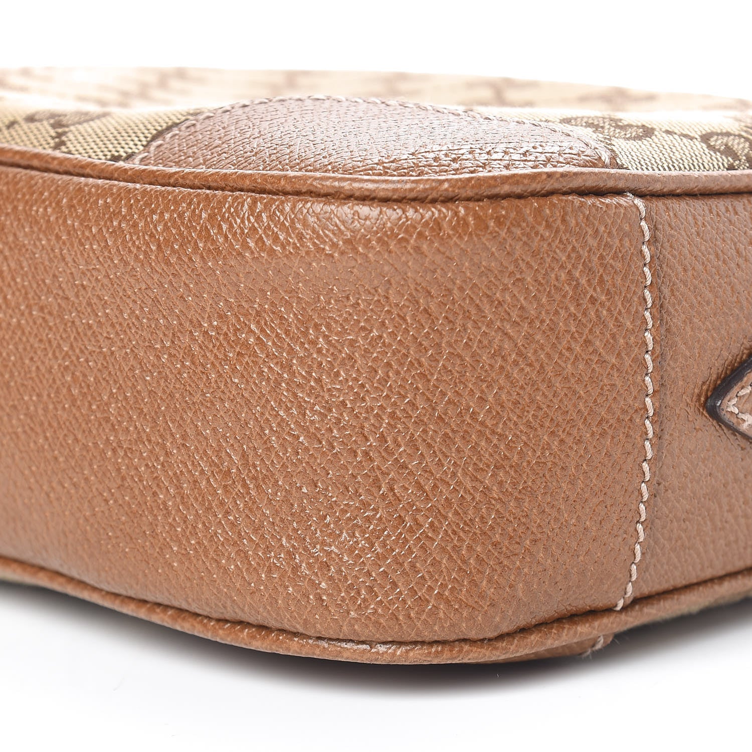 Gucci Monogram Mini Bree Messenger Bag Beige Tabacco 10 of 11