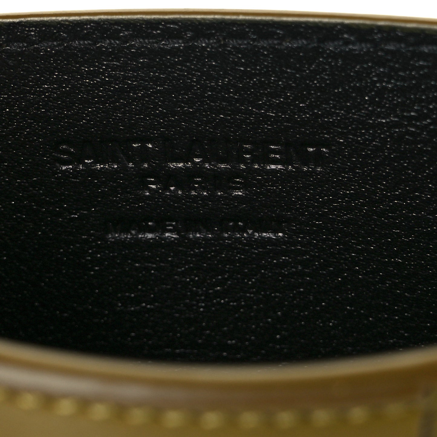 Calfskin 5 Fragments Card Holder Olive