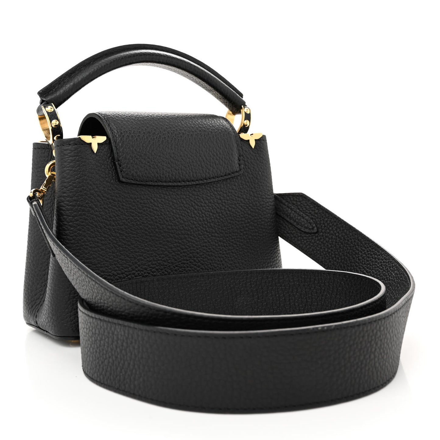 Taurillon Embellished Flower Crown Capucines Mini Black
