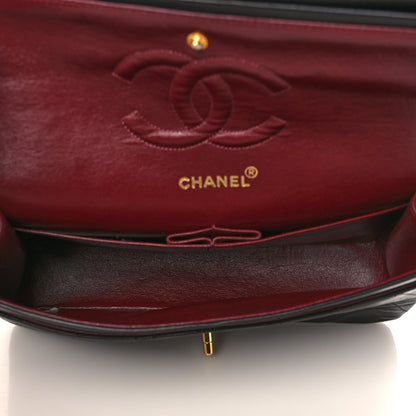 Chanel Lambskin Quilted Medium Double Flap Black 5 of 9