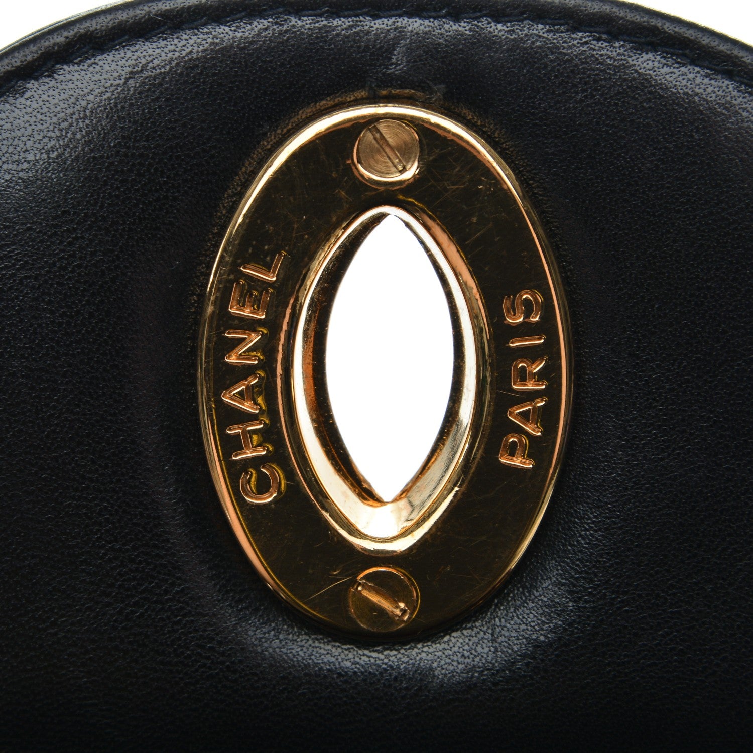 Chanel Lambskin Vertical Quilt Jumbo Flap Black 9 of 9