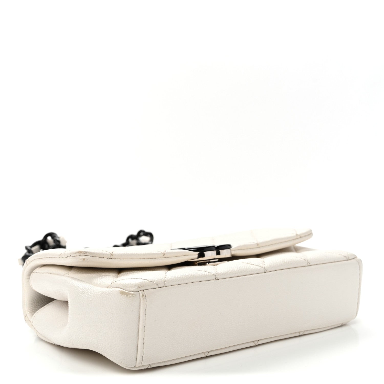 Chanel Caviar Quilted My Everything Small Flap White Black 4 of 12