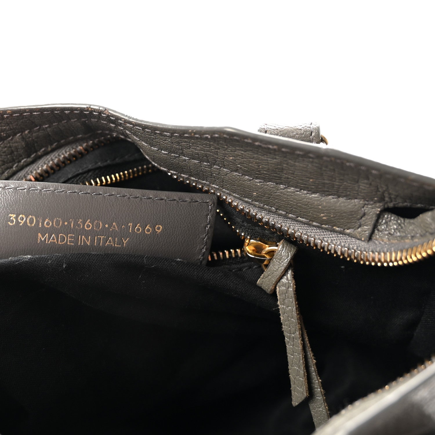 Balenciaga Chevre Gold Metallic Edge Hardware Mini City Gris Acier 8 of 11
