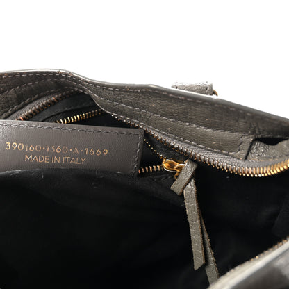 Balenciaga Chevre Gold Metallic Edge Hardware Mini City Gris Acier 8 of 11