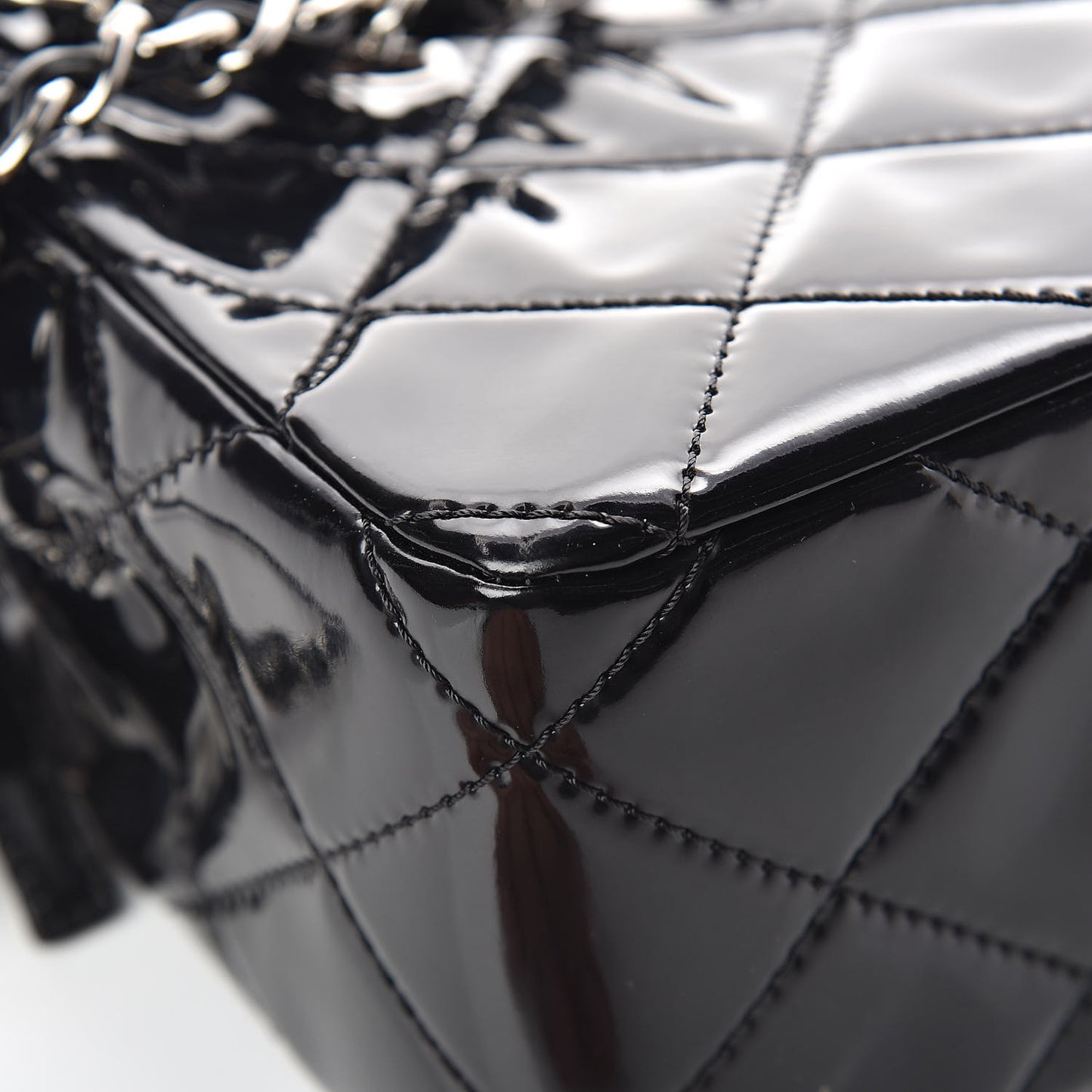 Vinyl Quilted In The Business Tote Black
