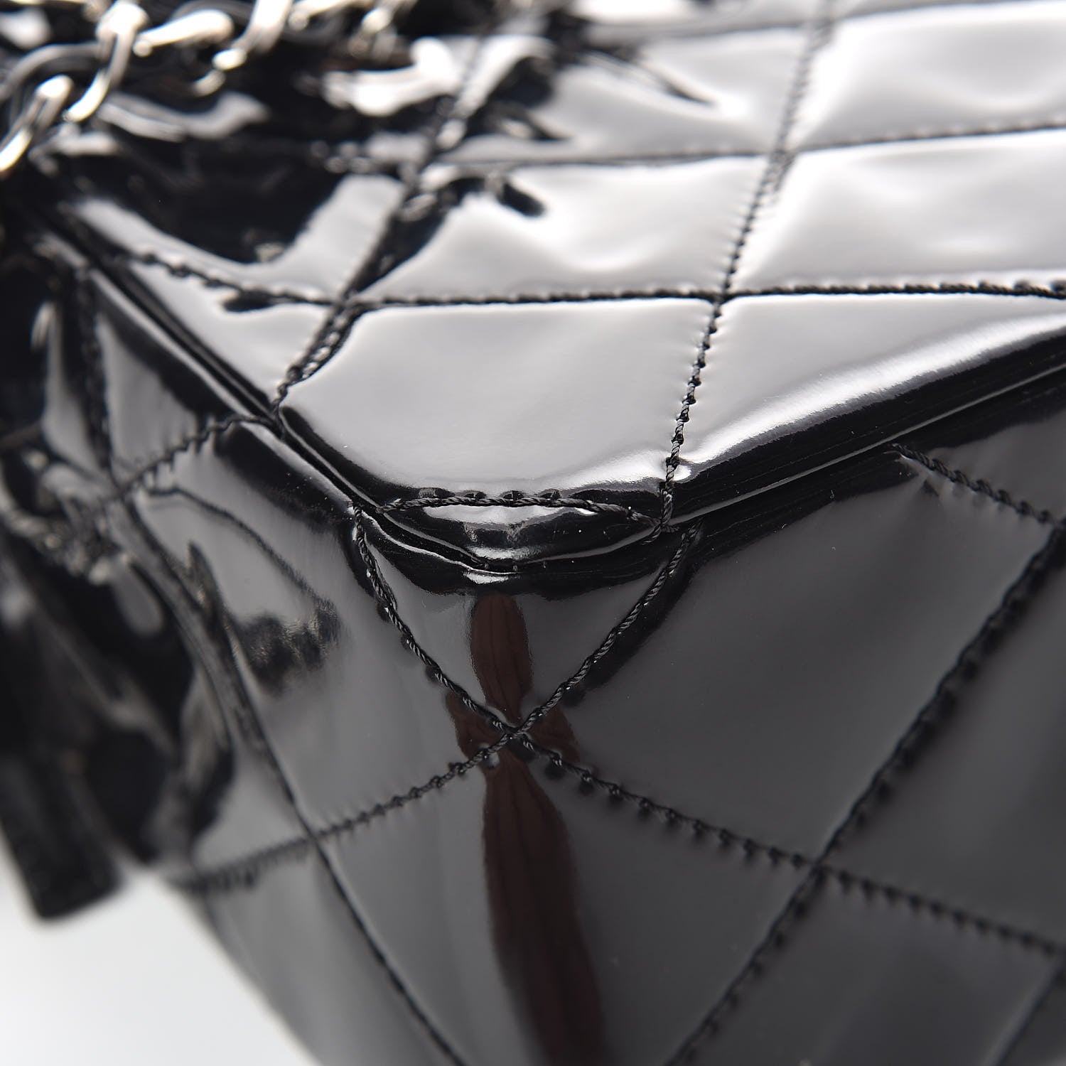 Chanel Vinyl Quilted In The Business Tote Black 14 of 14