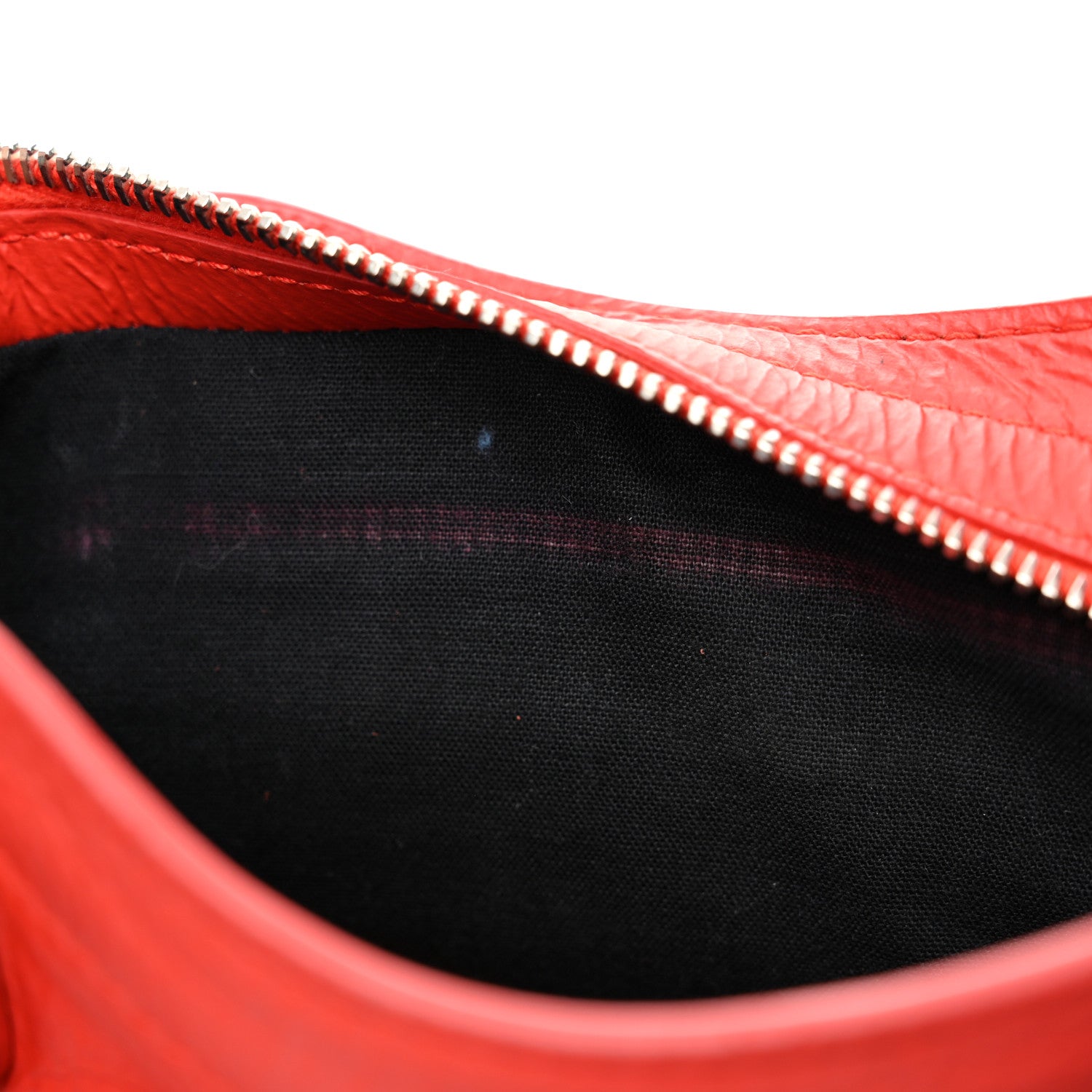 Balenciaga Matte Goatskin Rubber Covered Classic Hardware Mini City Rouge Coquelico Rouge Braise 12 of 17