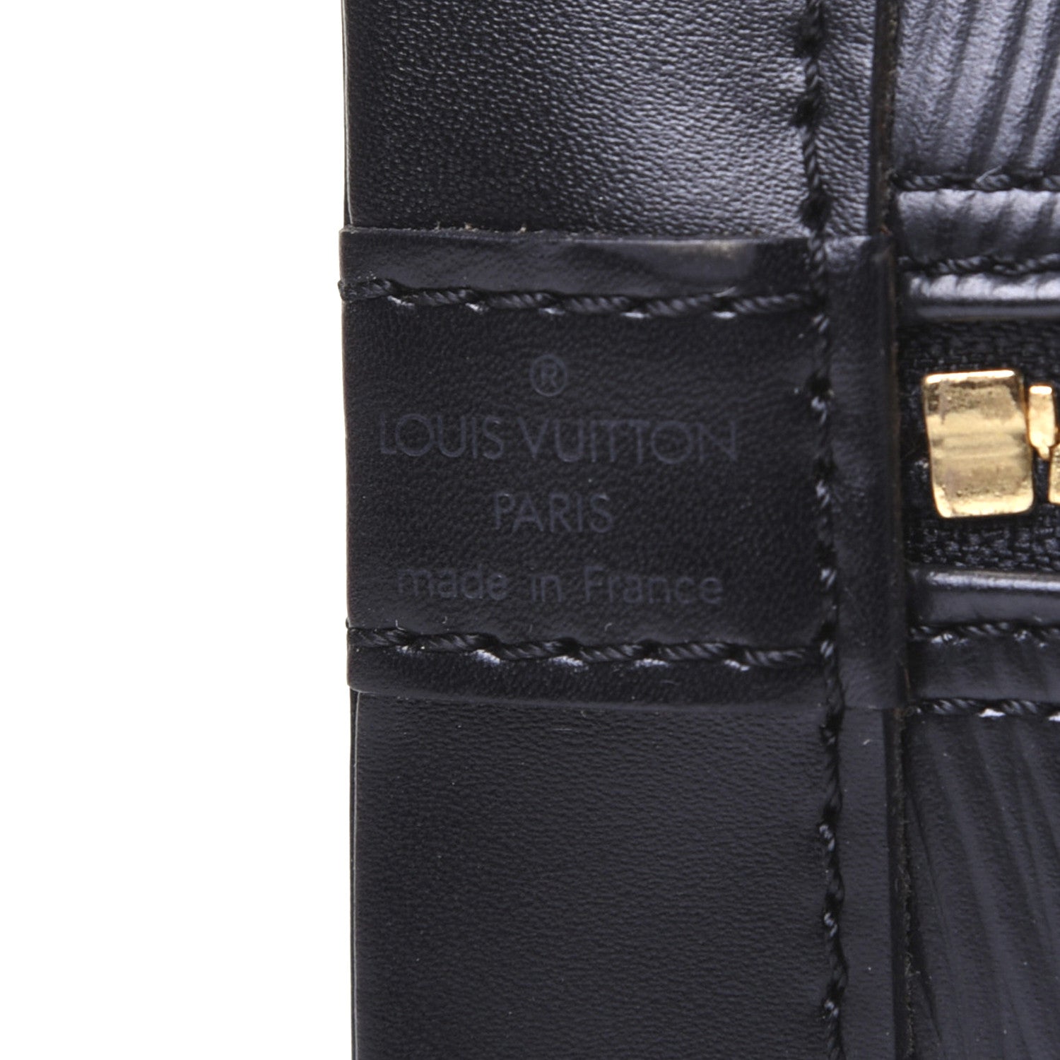 Louis Vuitton Epi Alma PM Black 7 of 13