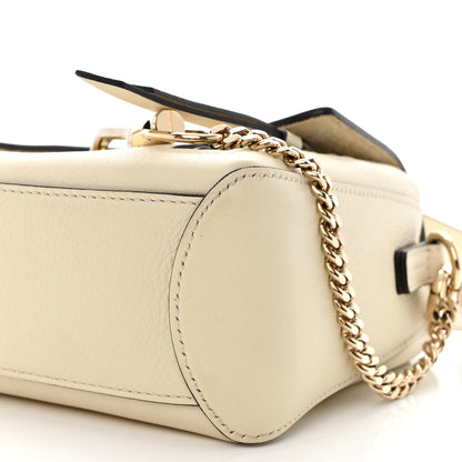 Chloe Calfskin Mini Faye Day Shoulder Bag Off White 10 of 11