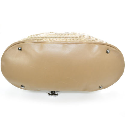 Chanel Lambskin Expandable Tote Beige 4 of 12