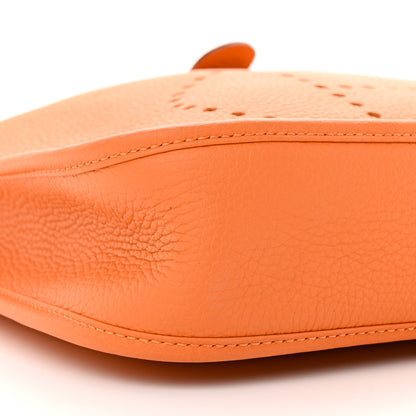 Hermes Taurillon Clemence Evelyne PM Orange 9 of 10
