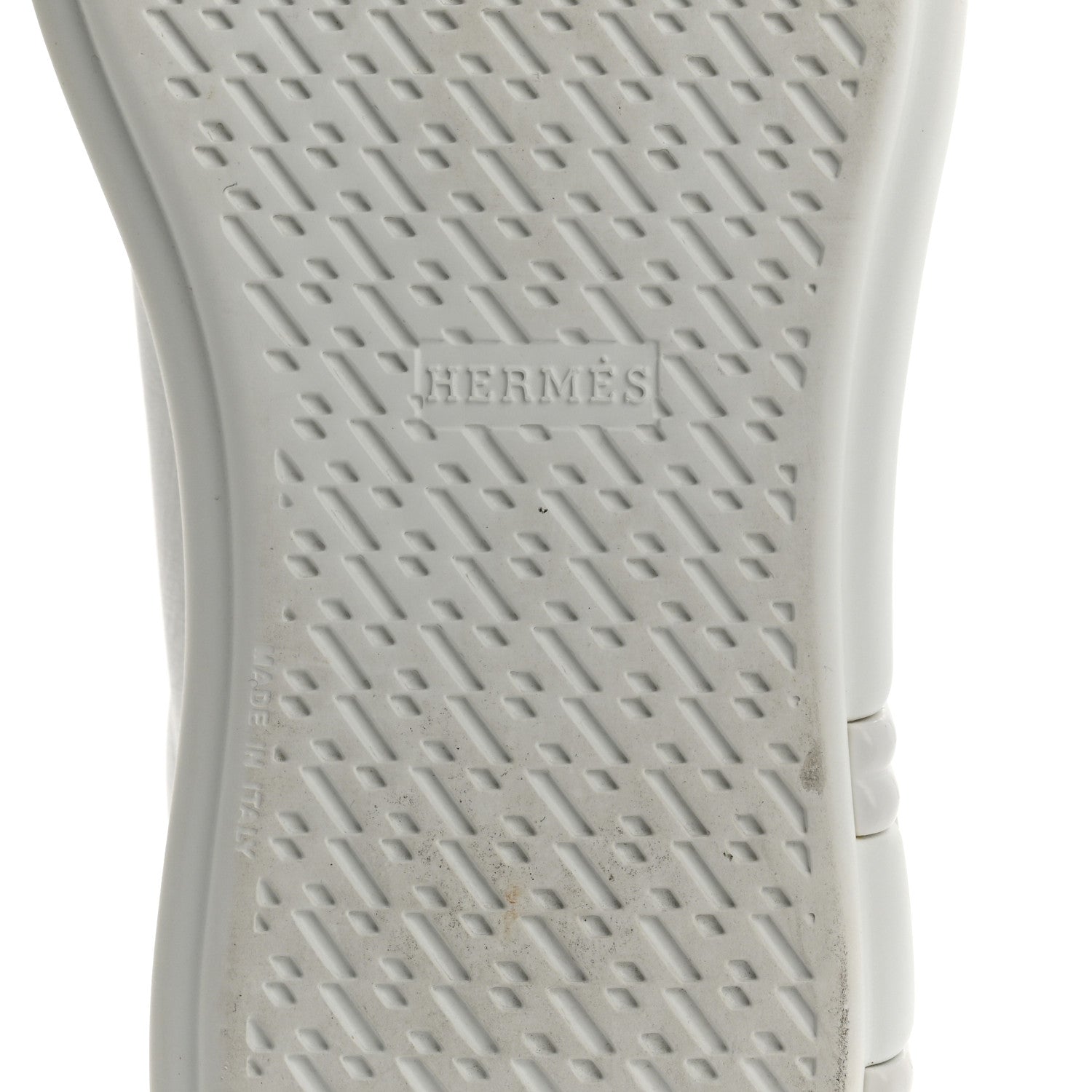 Hermes Calfskin Womens Happy Sneakers 37 White 8 of 12
