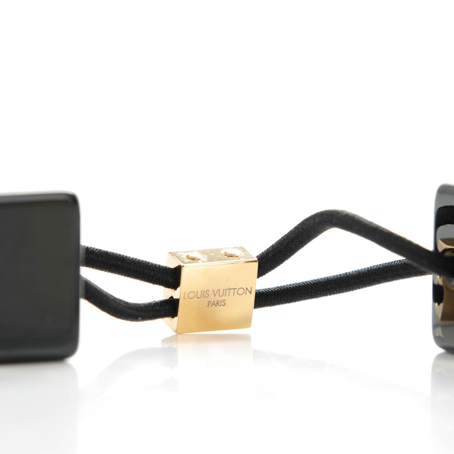 Louis Vuitton Swarovski Crystal Resin Inclusion Hair Cubes Black 3 of 4