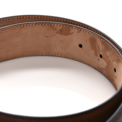 Gucci Calfskin Interlocking G 37mm Belt 95 38 Nut Brown 6 of 6