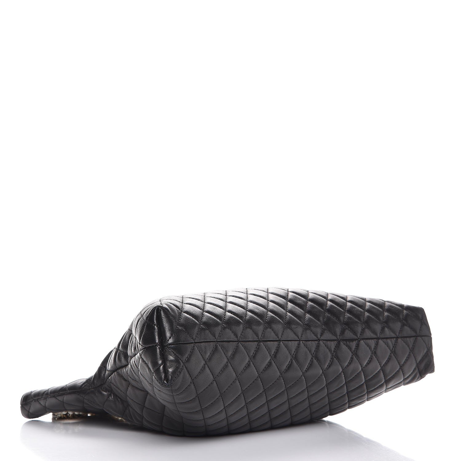 Chanel Lambskin Quilted Westminster Pearls Convertible Tote Black 5 of 8