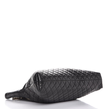Chanel Lambskin Quilted Westminster Pearls Convertible Tote Black 5 of 8