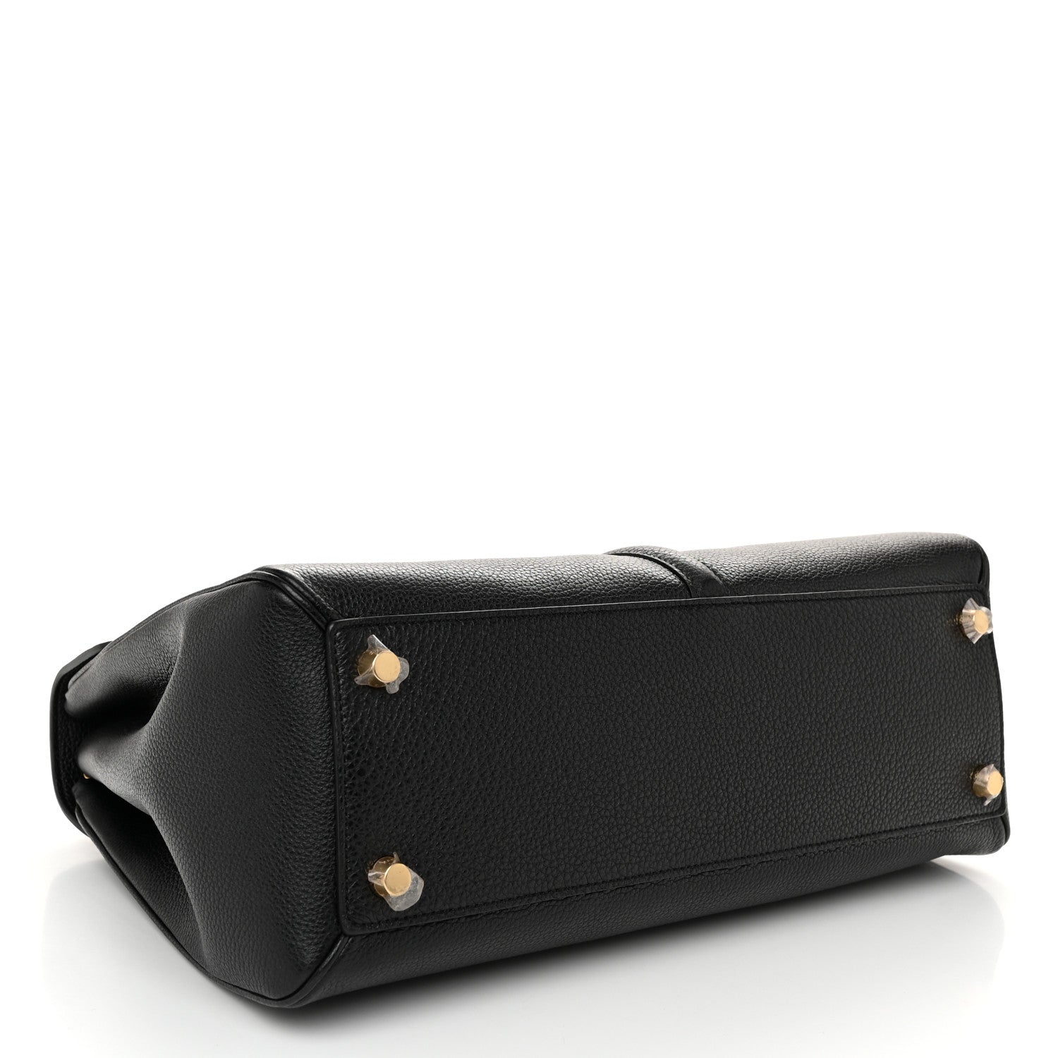 Celine Grained Calfskin Classique 16 Top Handle Bag Black 4 of 12