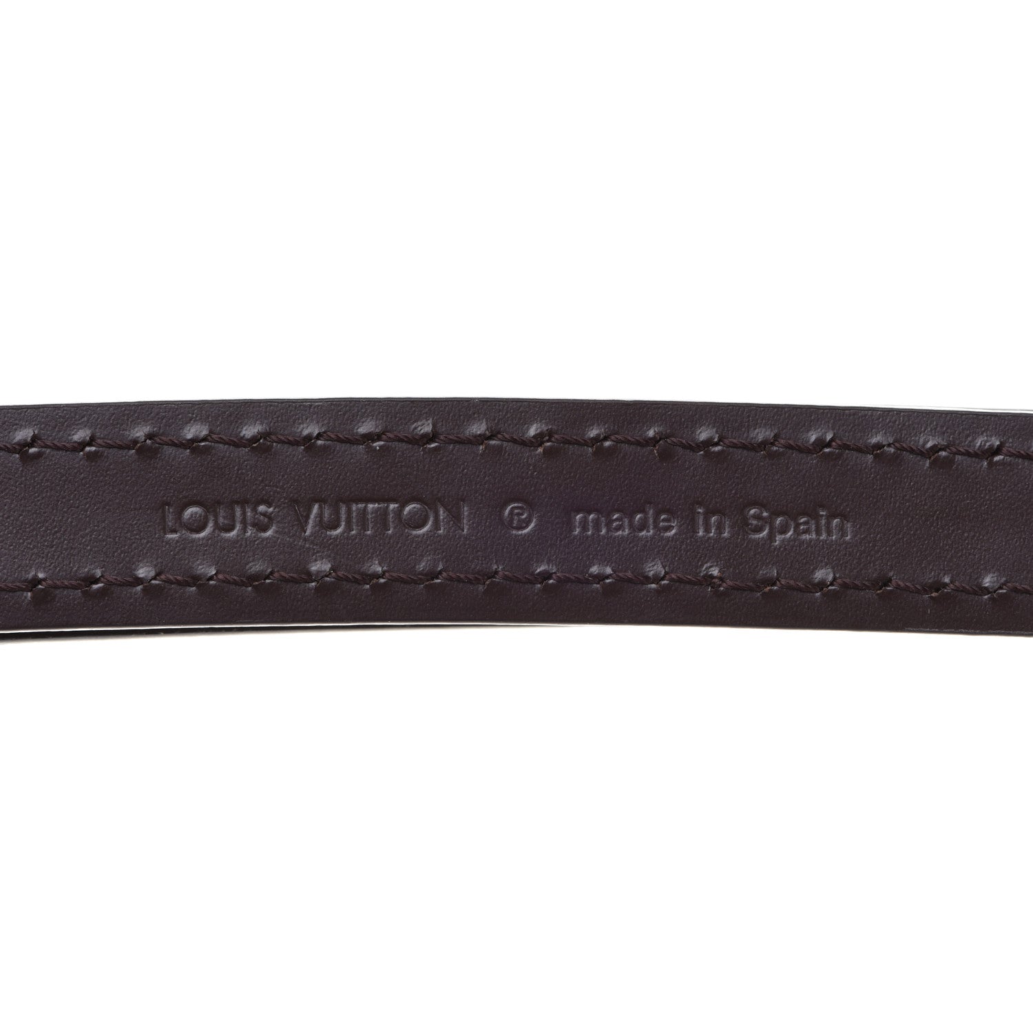Louis Vuitton Calfskin 16mm Adjustable Shoulder Strap Brown 4 of 7