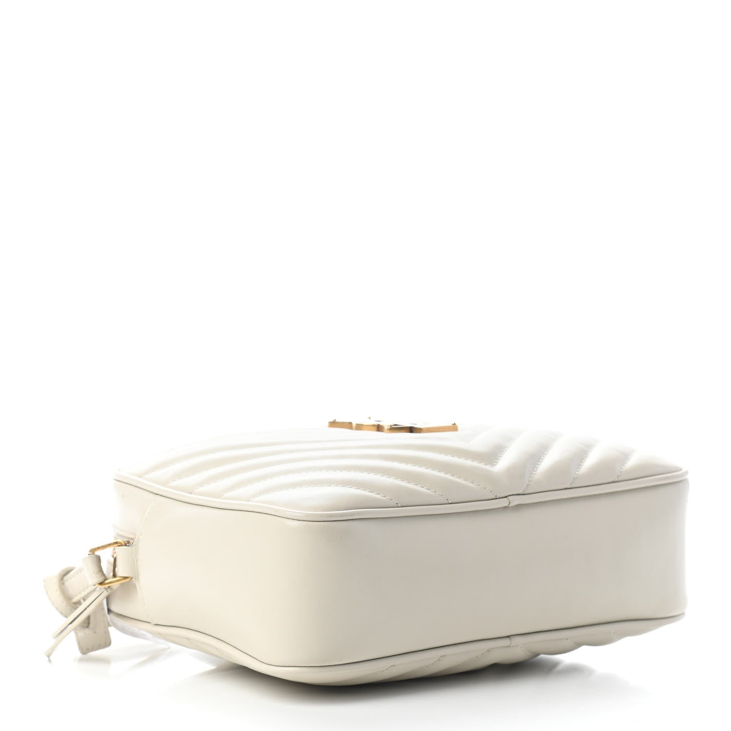 Saint Laurent Calfskin Matelasse Monogram Lou Camera Bag Crema Soft 4 of 10