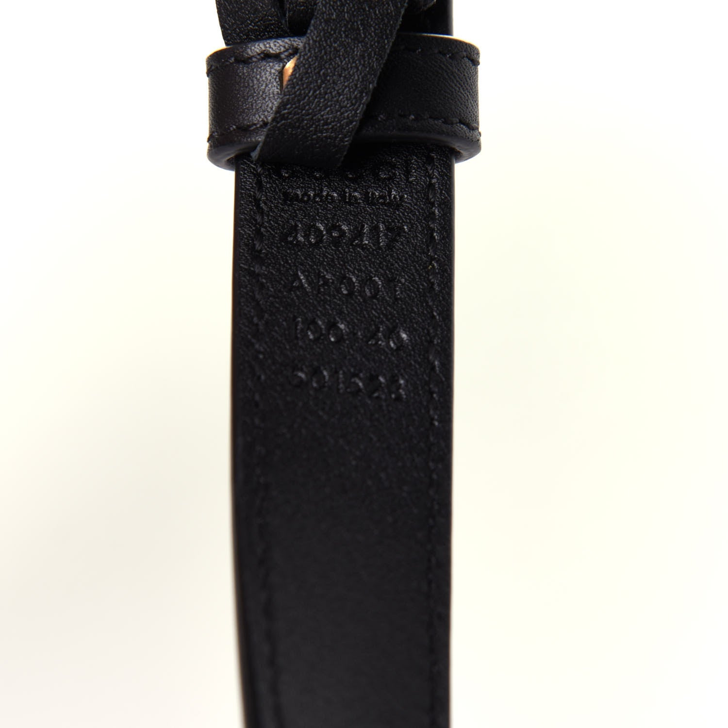 Gucci Calfskin Double G 20mm Belt 100 40 Black 7 of 8