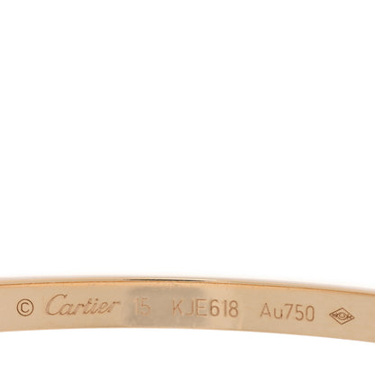 Cartier 18K Yellow Gold Small LOVE Bracelet 15 3 of 6