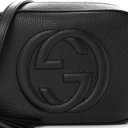 Gucci Pebbled Calfskin Small Soho Disco Bag Black 8 of 10