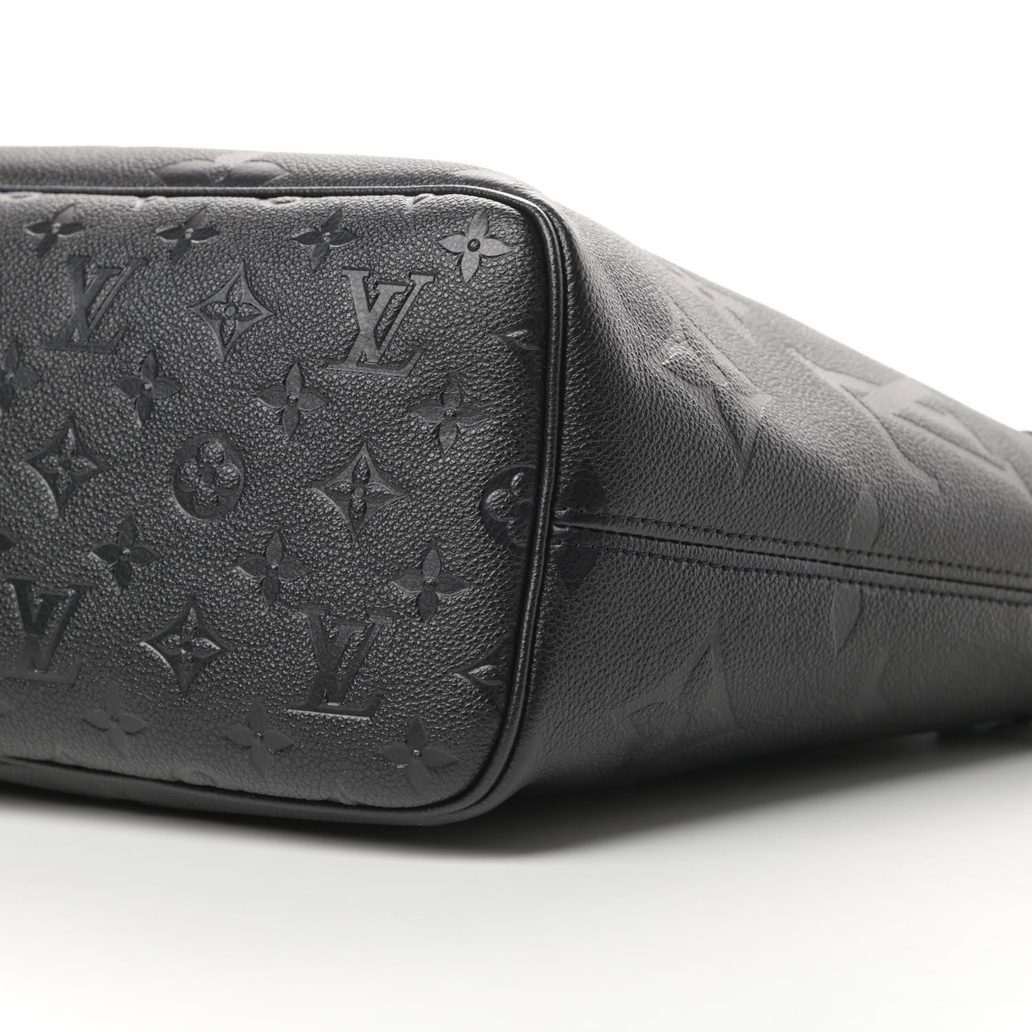 Louis Vuitton Empreinte Monogram Giant Neverfull MM Black 9 of 10