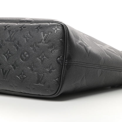 Louis Vuitton Empreinte Monogram Giant Neverfull MM Black 9 of 10