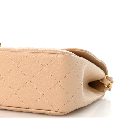 Chanel Caviar Quilted Jumbo Single Flap Beige Clair 10 of 11