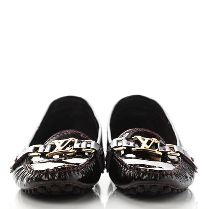 Louis Vuitton Patent Calfskin Oxford Loafers 39 Amarante 2 of 12
