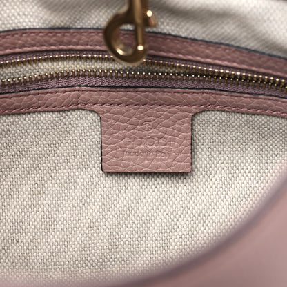 Gucci Pebbled Calfskin Medium Soho Chain Shoulder Bag Dark Cipria 6 of 9