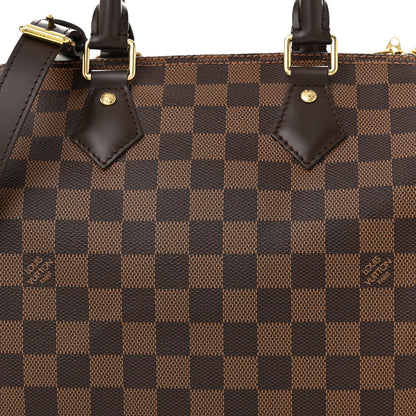 Louis Vuitton Damier Ebene Speedy Bandouliere 25 8 of 10
