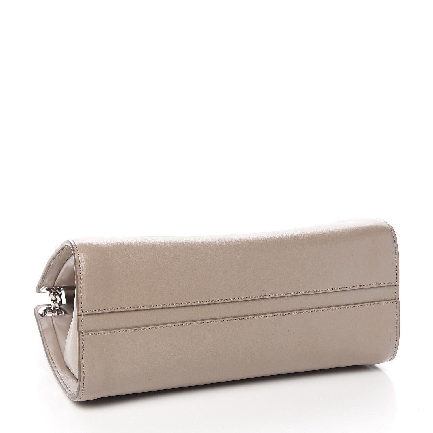 Chloe Shiny Calfskin Medium Annie Shoulder Bag Motty Grey 3 of 9