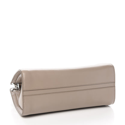 Chloe Shiny Calfskin Medium Annie Shoulder Bag Motty Grey 3 of 9