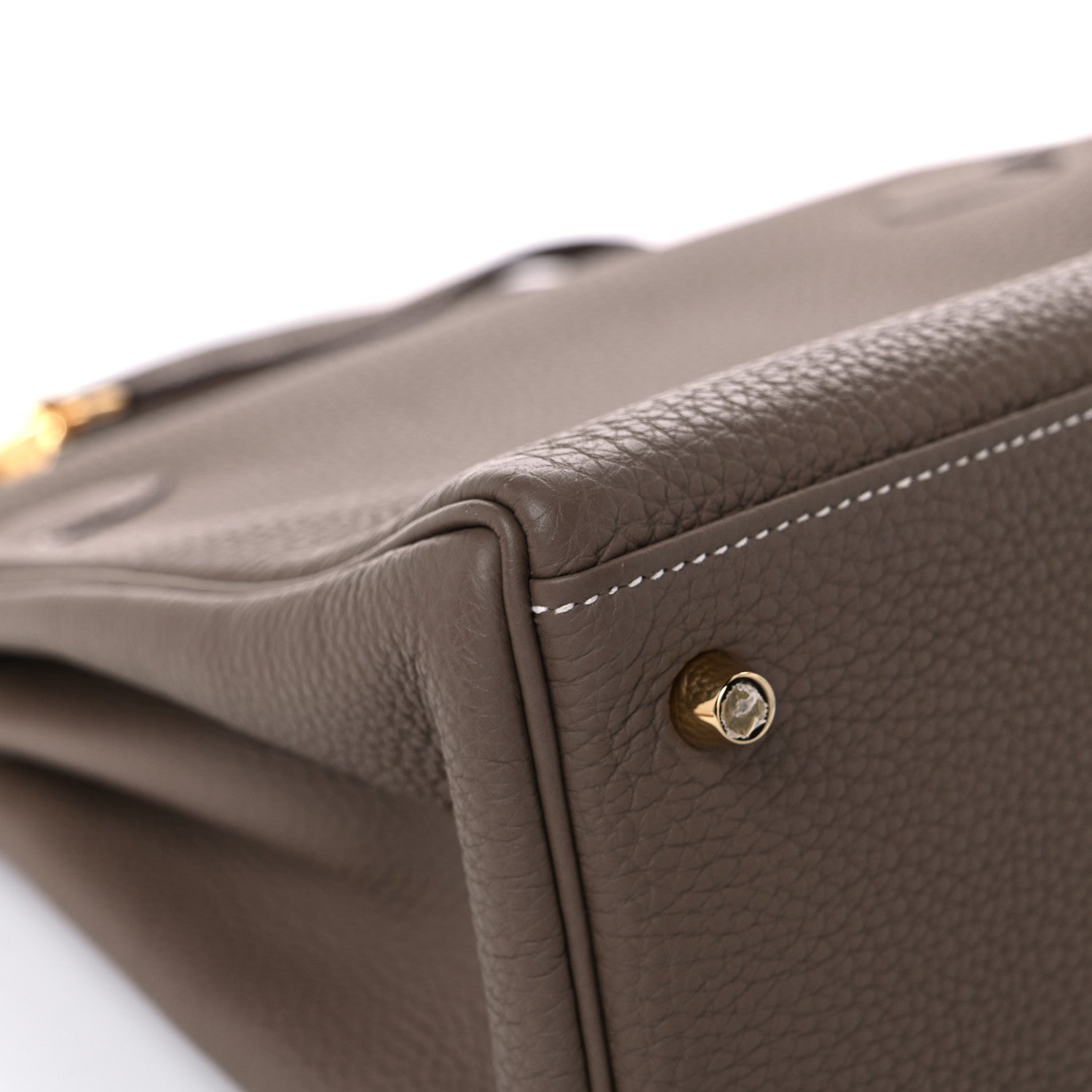 Hermes Togo Kelly Retourne 32 Etoupe 10 of 15