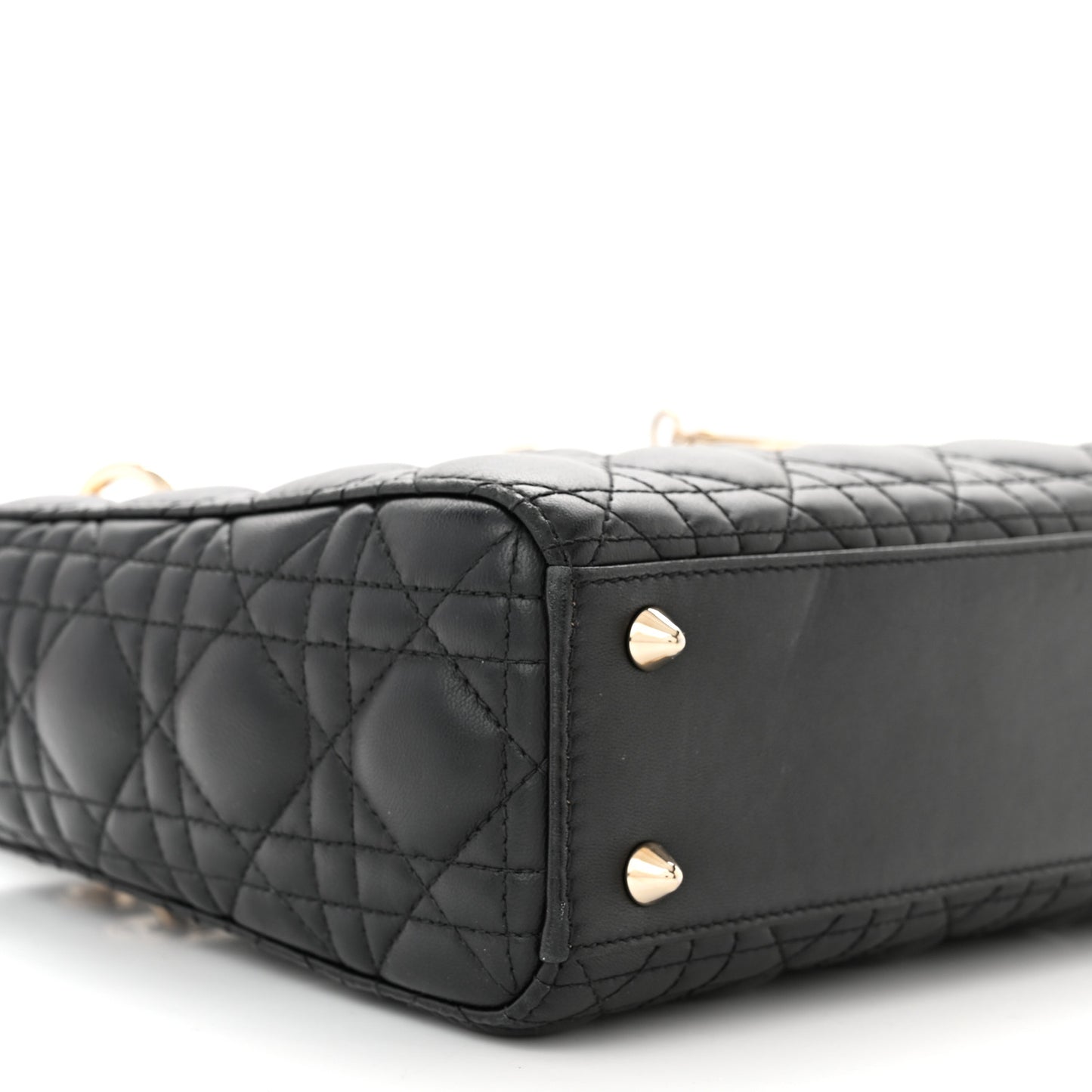 Lambskin Cannage Small My ABCDior Lady Dior Black