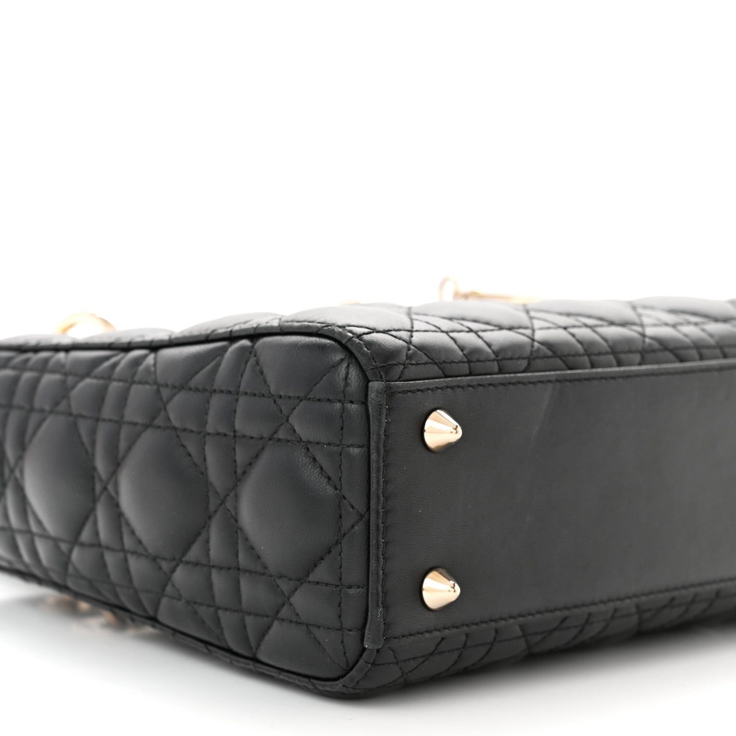 Christian Dior Lambskin Cannage Small My ABCDior Lady Dior Black 9 of 13