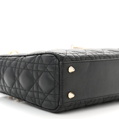 Christian Dior Lambskin Cannage Small My ABCDior Lady Dior Black 9 of 13