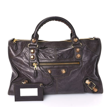 Balenciaga Agneau Giant 21 Gold Hardware Work Charbon 3 of 13