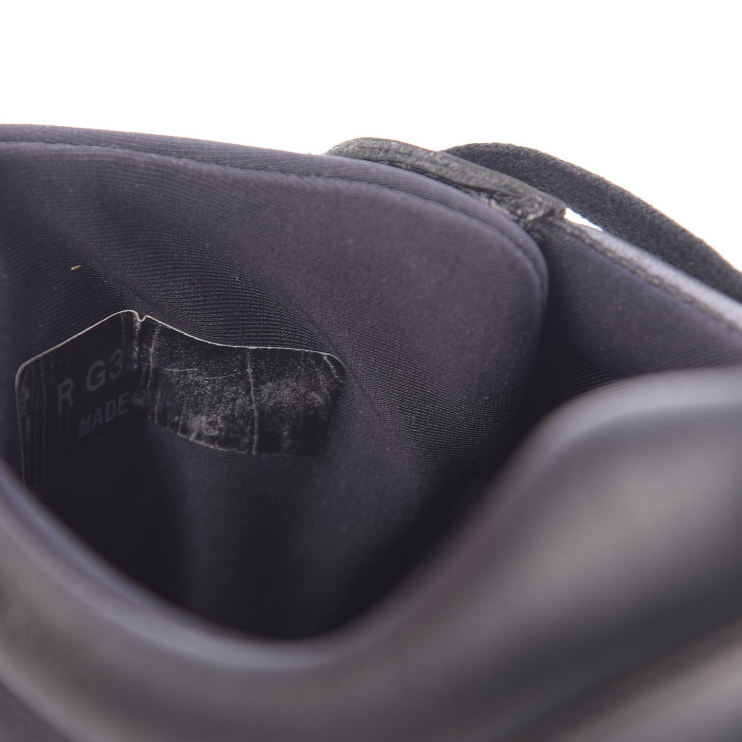 Fabric Calfskin Suede CC Sneakers 41 Black