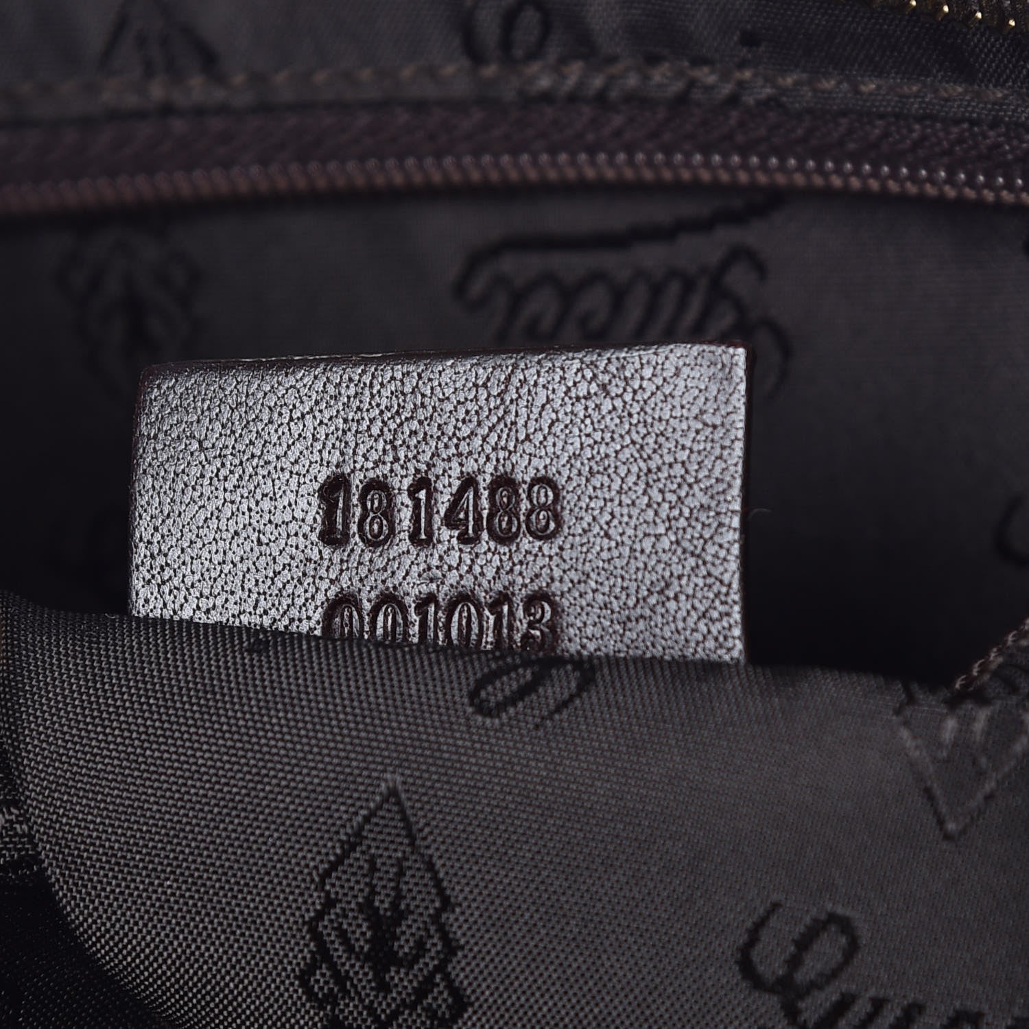 Gucci Crystal Monogram Large Duchessa Boston Dark Brown 7 of 13