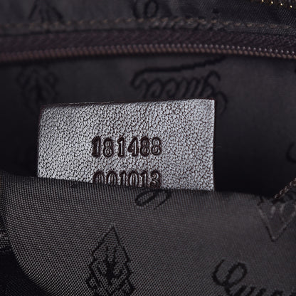 Gucci Crystal Monogram Large Duchessa Boston Dark Brown 7 of 13