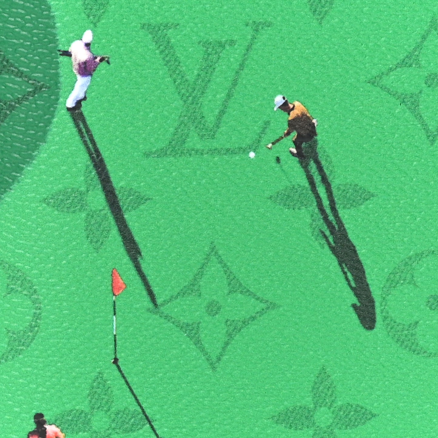 Monogram Golf Passport Cover Golf Green