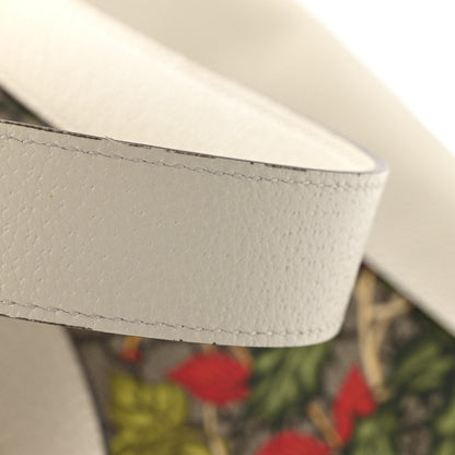 Gucci GG Supreme Monogram Flora Web Ophidia Vertical Shopping Tote White 16 of 16