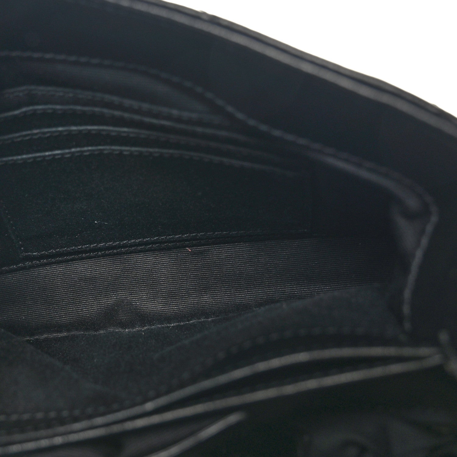 Saint Laurent Calfskin Y Quilted Monogram Toy Loulou Crossbody Bag Black 5 of 10