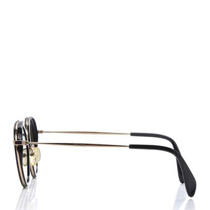 Celine Round Mia Sunglasses CL 41424/S Black 3 of 7