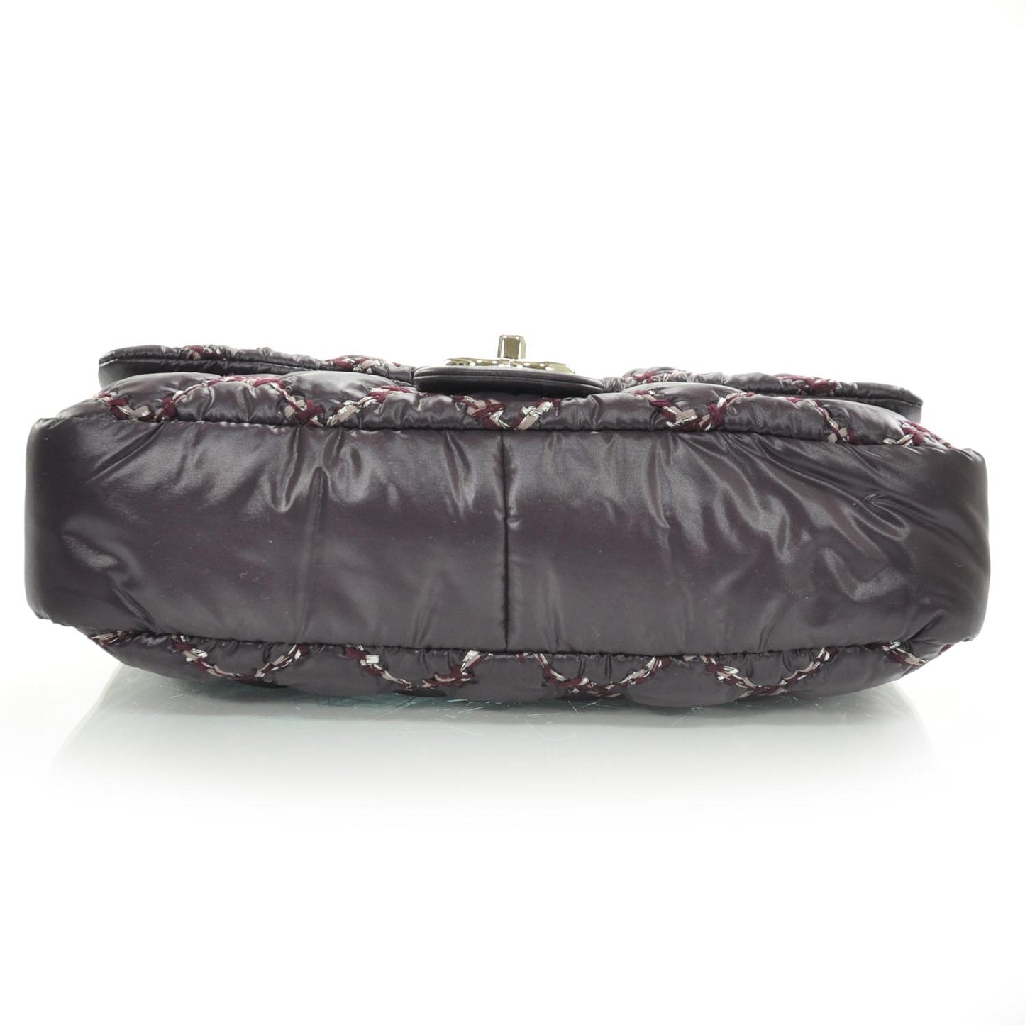 Nylon Quilted Tweed on Stitch Flap Purple